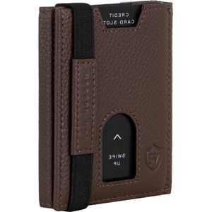 5-12 kaarten RFID-bescherming Slim Wallet - muntvak - voor dames heren - 9 kleuren