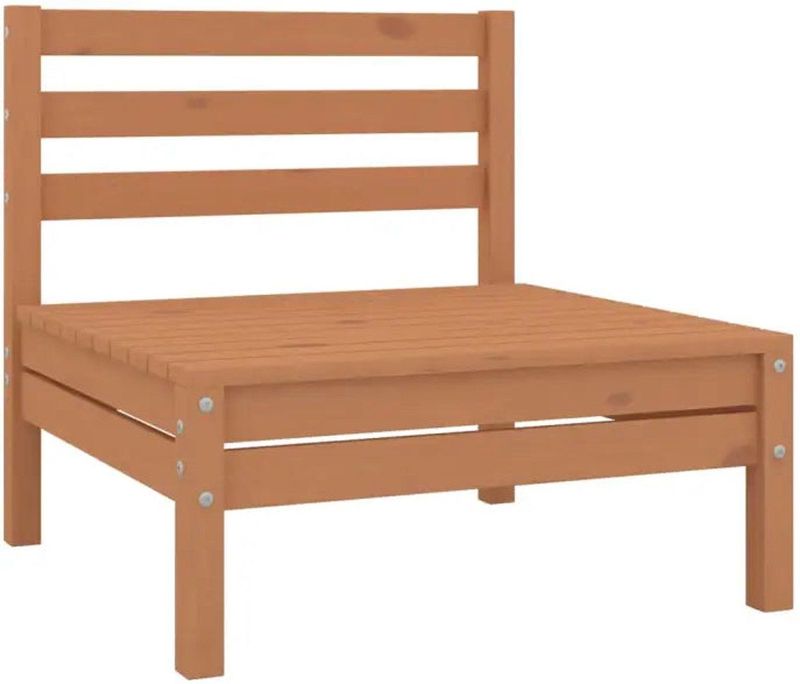 vidaXL - 10-delige - Loungeset - massief - grenenhout - honingbruin