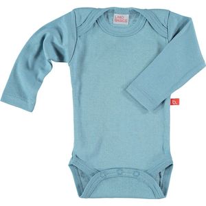 Romper lange mouw bio katoen denim blauw 50-56