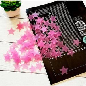 Glow in the dark sterren roze | Slaapkamer