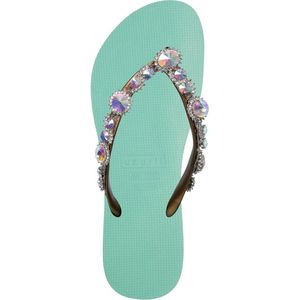 Chrystal Marilyn Dames Slippers Mint Green 41/42