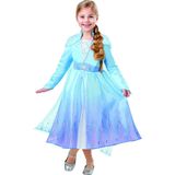 Rubie's Verkleedjurk Elsa Frozen Ii Blauw 2-delig Mt 128