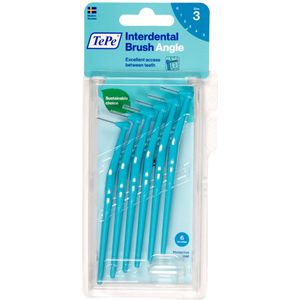 3x TePe Angle Interdentale Ragers 0,6 mm Blauw 6 stuks