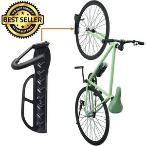 Decopatent® PRO Wand Fiets Ophangsysteem - Fiets ophangbeugel - Fiets ophangen aan muur - Muurbeugel - Muurhouder - Fietsenrek