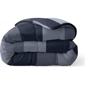 Sleeptime 2 in 1 Dekbed zonder Overtrek Anne - Dekbed - 140 x 200 cm + 1 x kussensloop 60x70 - Blauw