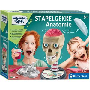 Clementoni Wetenschap & Spel - Stapelgekke Anatomie - Wetenschapsdoos - Wetenschapslab Clementoni