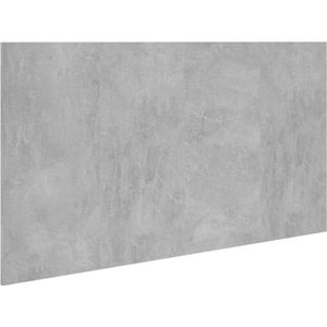 vidaXL - Hoofdbord - 160x1,5x80 - cm - bewerkt - hout - betongrijs