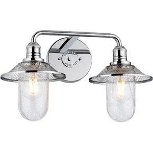 Hinkley LED Badkamerarmatuur Rigby | 2X E27 Max 40W | IP44 | Polished Chrome