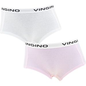 Vingino Shorts - set van 2 Lichtroze/Grijs Melange