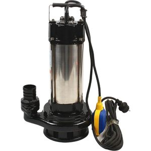 Dompelpomp voor vuilwater, 1500 W, 36.000 l/u, met vlotterschakelaar en netsnoer