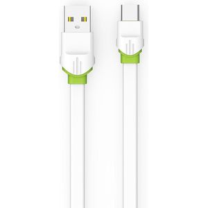 USB C Oplaad Kabel - 1 meter -Geschikt voor: Samsung Galaxy S9 S10 S20 S21 Ultra / Plus / FE / Lite / Note 10 20 / A72 / A12 / A42 / A32 / A52 / A51 / A41 / A21S / A20s Oneplus / Nokia / Motorola / Huawei / Oppo - LS34 - Type C oplader kabel