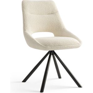 Furnihaus Eetkamerstoelen set van 4 - Tosca - Creme Boucle