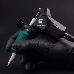 Equaliser Pusher | Premium Professionele Tattoo Machine | Draadloze Tatoeage Pen | Wireless | PMU Gun | Zelf Tatoeëren Kit | Cartridges | Naalden | Beginner & Gevorderden Set 1RL | 3RL | 7RL
