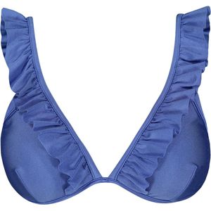 Barts Isla Wire Triangle Vrouwen Bikinitopje - maat 40C/D - Blauw