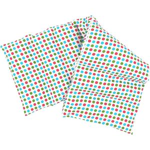 Warmtekussen voor nek, schouder & rug - 60x20 cm koolzaadkorrel kussen met kleurrijk motief
