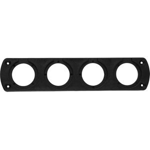 ProRide Aluminium Paneel Behuizing - 4 gaten - Voor IB-RH - Zwart
