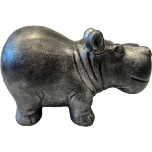 LBM Urn nijlpaard - 1 Liter - Zilver