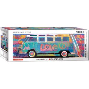 VW Bus panorama puzzel 1000 stukjes