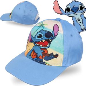Stitch Disney Blauwe Pet met Klep, Meisjespet