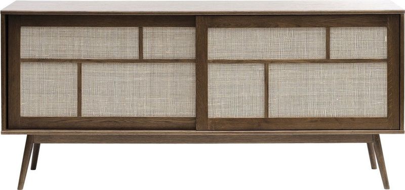 Dressoir Barrali Smoked Eiken 180cm - Giga Living