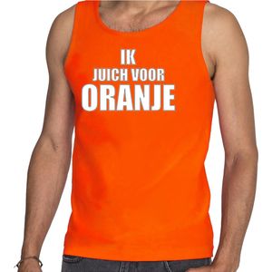 Oranje fan tanktop voor heren - ik juich voor oranje - Holland / Nederland supporter - EK/ WK kleding / outfit XXL