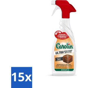 Carolin - Savon Noir - Allesreiniger - Spray - 650 ml - Bulkverpakking - 15 stuks