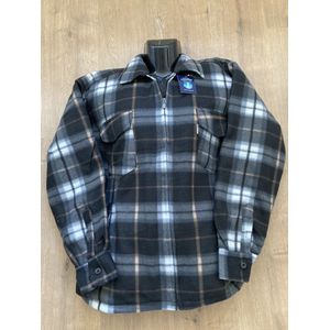 Houthakkers vest - Houthakkersvest - Blouse - Teddy - Ritssluiting - Rits - Maat XXXL - Zwart - Grijs - Bruin - Flanel - Thermo - Vest