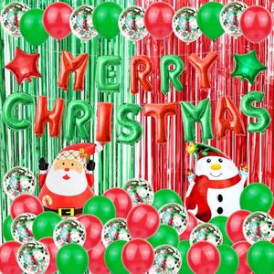 Festivz Kerst Set Colorful 54 stuks - Kerst Decoratie – Feestversiering - Papieren Confetti – Rood - Groen - Wit - Feest