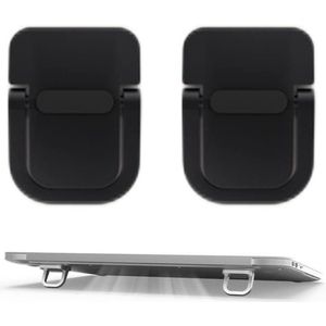 Laptopstandaard voor bureau - 2 stuks opvouwbaar en draagbaar Mini universele computerhouder - Geventileerde koeling Notebookstandaard voor bureau