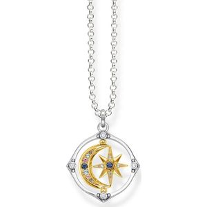 Thomas Sabo Dames-Ketting 925 Zilver Kleur steen One Size Meerkleurig 32017957