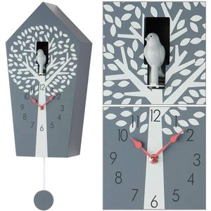 Lexium Koekoeksklok Modern - Minimalistische Koekoeksklok - Koekoek - Cuckoo Clock - Wandklok