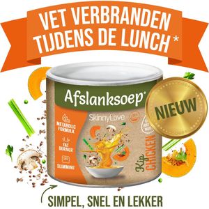 Afslanksoep - Kip - Snel Gewichtsverlies Zonder Honger & Zonder Dieet - Vet Verbranden, Afvallen, Vetverbrander, Fatburner, Snel Platte Buik - Buikvet