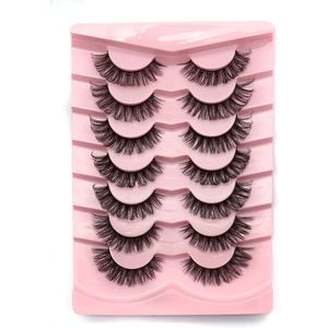 7 paar wimpers - nepwimpers - wimperaccessoires - cat eye wimpers - wimper verlenging