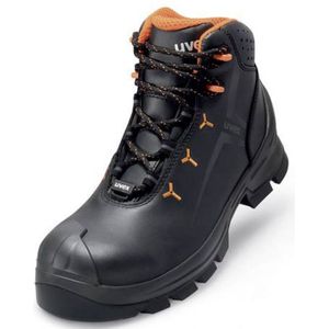 uvex 2 MACSOLE® 6523243 Hoge veiligheidsschoenen ESD S3 Schoenmaat (EU): 43 Zwart, Oranje 1 paar