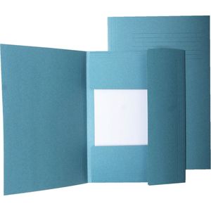 Dossiermap quantore folio 225gr blauw | Omdoos a 50 stuk | 50 stuks
