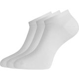 Comfortabel & Zijdezacht Bamboo Basics Dani - Bamboe Sneaker Sokken (Multipack 3 stuks) Heren / Dames - Wit - 41-46