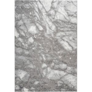 Lalee Marmaris | Modern Vloerkleed Laagpolig | Silver | Tapijt | Karpet | Nieuwe Collectie 2024 | Hoogwaardige Kwaliteit | 240x330 cm