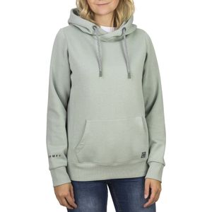 DENIMFY Dames trui DFEmma regular fit Groen M Volwassenen Hoodie Capuchon Sweatshirt