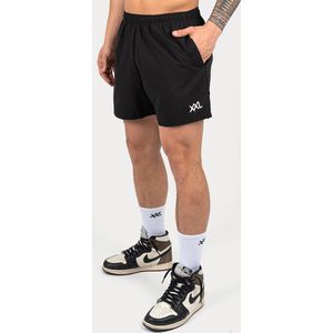 XXL Nutrition - Active Shorts - Sportbroek Heren, Korte Broek Fitness - Zwart - Maat M