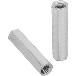 Verlengbouten met Schroefdraad M10 Zeskantconnector L25204Y 2 Stuks Verzinkt Staal M10 * 60 Lang Washing Machine