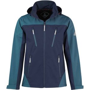 BJØRNSON Teodor Softshell Zomerjas Heren - Winddicht - Zomer - Maat 4XL - Blauw