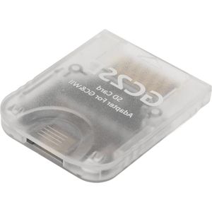Premium Micro Storage Card Adapter voor Wii - Plug And Play - Transparant .
