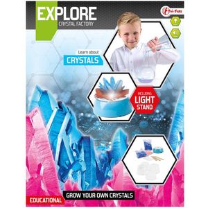 Toi Toys Explore Set kristallen kweken inclusief lamp vanaf 8 jaar