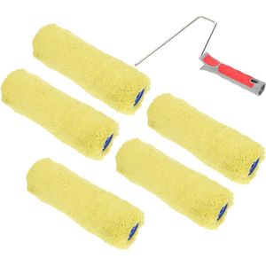 Set of 6 250 mm Watercolor Paint Rollers for Applying - Syntex
