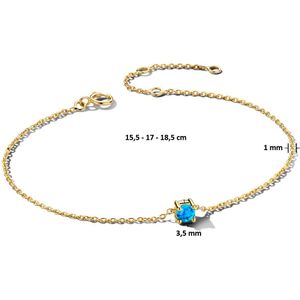 Armband Met Geboortesteen 15,5 - 17 - 18,5 Cm