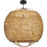 Mica Decorations Alain Hanglamp - H50 x Ø49 cm - Bamboe - Bruin