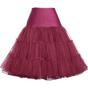 Petticoat Daisy - cerise - maat XL (42)