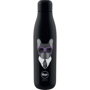 Quy Cup - 500ml Thermosfles “Karl” Purper 12 uur heet 24 uur koud herbruikbaar RVS fles (304)Thermosfles