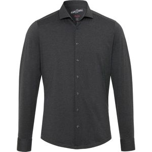 Pure - H.Tico The Functional Shirt Antraciet - Heren - Maat 37 - Slim-fit