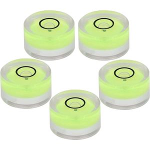 5 Stuks Mini Ronde Niveaubel - Diameter 15 Mm - Meetinstrument Voor Balansschaal